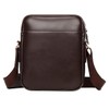 Leathario Crossbody Bag For Men Vegan Leather Shoulder Messenger Purse