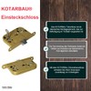 KOTARBAU® Universal BB Mortice Lock 72/45 mm for Internal Doors