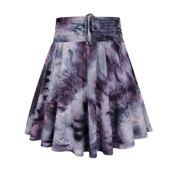 RITERA Plus Size Skirt for Women Knee Length Ruched Waist
