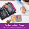 Bentgo Lunch Bag (Purple) - Insulated Lunch Tote for Work