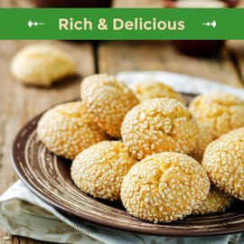 Sincerely Nuts Hulled Sesame Seeds | A Heart Healthy Snack Rich in Fiber, Minerals & Antioxidants | Source of Plant Based Protein | Gluten Free & Kosher, Bulk 3(LB) Bag