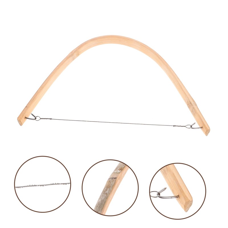KONTONTY Wood Cutting Hand Saw Bow-designed Coping Saw Woodworking Tool