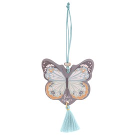 Karma, Shaped Air Fresheners, Essential Oil Diffuser for Cars, Home & Office - Colorful Decorative Hanging Air Freshener with Tassel, Butterfly