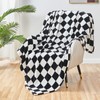 SOCHOW Checkered Flannel Throw Blanket, Soft Cozy Checkerboard Grid Pattern