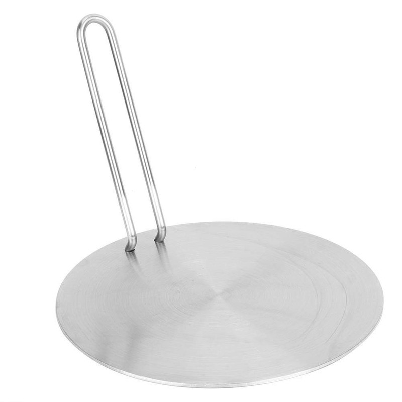 Heat Diffuser,Stainless Steel Induction Diffuser Plate with Foldable Handle for