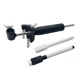 UHANBUT Car Wheel Eyebrow Parallel Scriber, Adjustable Auto Wheel Arch Parallel Scriber with Scale, Portable Stable Fix Vehicle Body Line Marker Tool for Car Sheet Metal Dent Repair (Plastic)