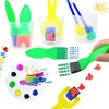 26PCS Paint Sponges for Kids,Washable Paint Brushes Set for Toddler,Early