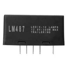 LED Flasher Relay, 10Pin Hazard Warning Turn Flasher 10383321 Replacement for Silverado 1500 1500HD 2500HD 3500 2003‑2006