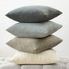 JOTOM Set of 4 Corduroy Cushion Covers, Decorative Cushion, Couch