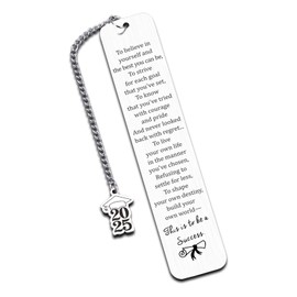 Graduation Gifts for Him Her Class of 2025 Bookmark Gifts Senior Graduate Book Marks College High School Students Graduation Nurses Medical Master Christian Graduates Gifts for Women Men Grad Ideas