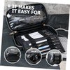 WOONEKY Nail Art Storage Pouch Manicure Tool Brush Holder for
