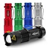 MIKAFEN 5Pack Flashlights Mini Led Flashlight 300lm 3 Modes (Light