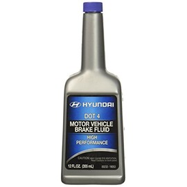Hyundai 00232-19053 DOT 4 Motor Vehicle Brake Fluid (High Performance), 12 fl. oz