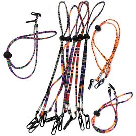 12 Pack Glasses Strap, Holder, Chain Necklace Lanyard - Adjustable Unisex Eyeglass Frame Lanyard for Sports and Outdoor Activities