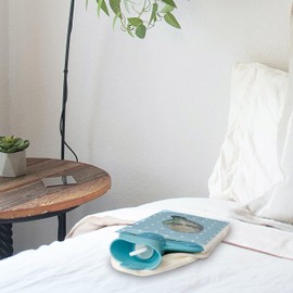 Mr. & Mrs. Panda Hot Water Bottle Seekuh Happy - Gift, Self-Love, Children's Hot Water Bottle, Girlfriend, Hot Water Bottle with Cover, Hot Water Bottle Cover