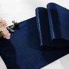KKJIAF 2 Pack Navy Blue Table Runners 12 x 108