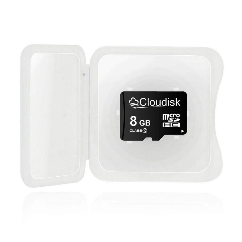 Cloudisk Pack of 2 Micro SD Card 8GB Flash Memory