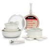 Bakken-Swiss Detachable 15-Piece Cookware Set – Granite Non-Stick – Eco-Friendly