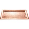 Monarch Abode 40608 Hand Hammered Metal Decorative Vanity Platter Tray,