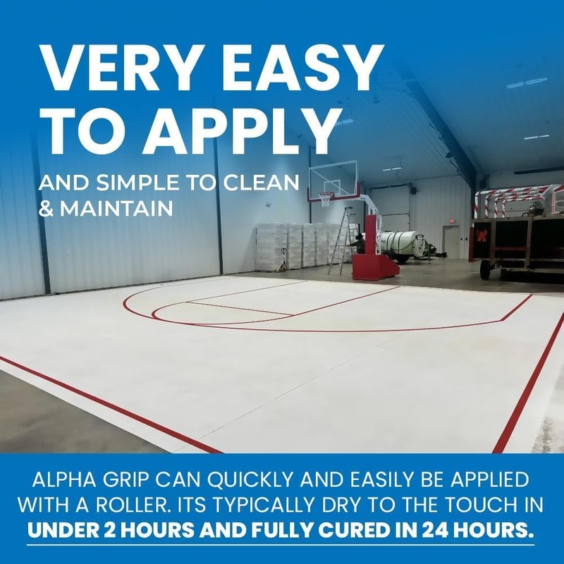 Alpha Grip Non-Slip Paint for Concrete & Asphalt – Non-Skid