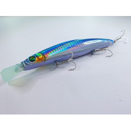 momolures - Bass lures ZODIAC 120 SW 22g super long cast sinking minnow for saltwater game fishing (OCEAN MULLET)