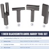 1 Inch Blacksmith Anvil Hardy Tool Set – Hot Cut,