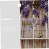Mipcase 4Pcs Metal Hummingbird Wall Art Sturdy Iron Decor for