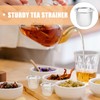 Tofficu Stainless Steel Tea Strainer Mesh Filter for Loose Leaf