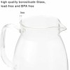 Bunhut Glass Pitcher with Lid,68 oz Water Pitcher for Hot