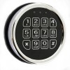 MOUNT Gun Safe Lock Replacement Chrome Keypad Electronic Safe Solenoid
