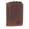 Greenburry Vintage RFID Card Holder Brown 10 x 2 x