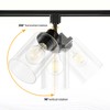 VANoopee H Type Track Lighting Heads E26 Track Light Ceiling