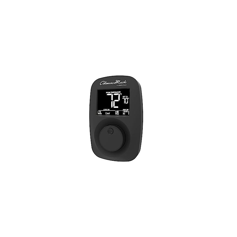 Coleman 9420A382 Heat/Cool Wall Thermostat - Digital, Black