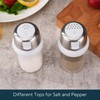KTCHENDAO 2 in 1 Glass Salt and Pepper Shaker with