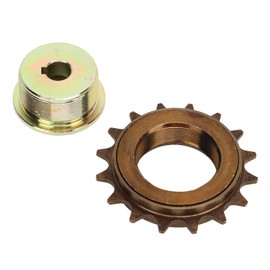 Bike Freewheel Left Drive Freewheel Adapter Kit Long Service Life for MY1016Z MY1016 MY1018 MY1020 (16T Sprocket)