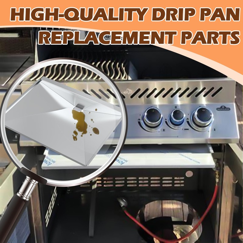 MOASKER Grease Tray Replacement for Napoleon Legend LEX 485 485RSIB
