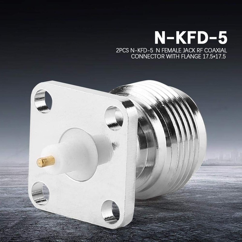 Oumefar 2pcs N KFD 5N Female RF Coaxial Housing Coaxial