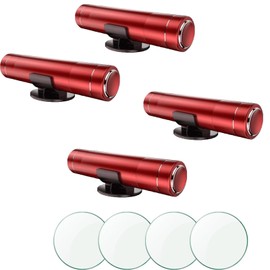 Car Window Breaker Seatbelt Cutter 4 Pack, Car Safety Hammer Glass Breaker Under Water Auto Emergency Rescue Tool, Car Escape Tool with Seatbelt Cutter Safe Hammer Life Hammer Window Punch(Red)