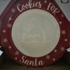 Holiday Style Cookies for Santa Plate and Cup for Milk