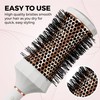 Lily England Round Hair Brush Set, 4 Pieces Professional Blow