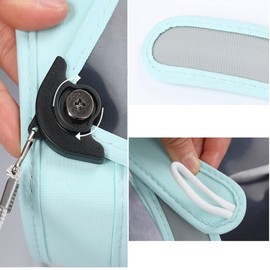 WITHMOONS Sunblock UV Protection Visor Sun Shield Face Shield Hat Full Face Shield Blue TPHQ95537Blue