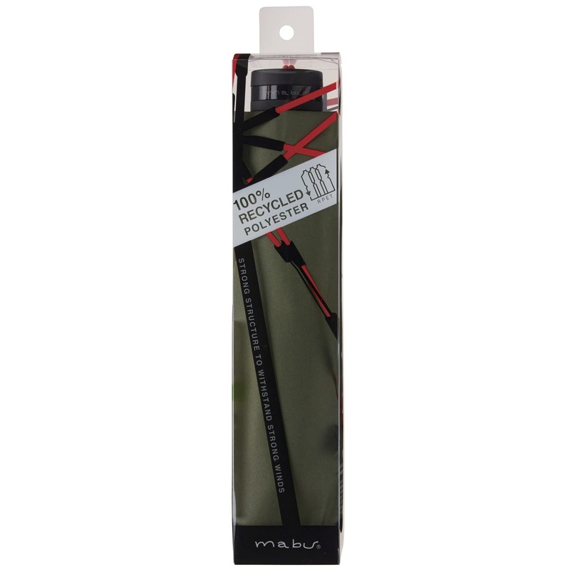 Mabu SMV-41794 Folding Umbrella, Windproof 7 Ribs, Semi-Auto Close Type,