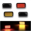 ULTRALTH Smoked Side Marker Lights for 2015-2023 Chevy Silverado &