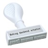 Wedo 1937 Stock Text Stamp BETRAG DANKEND ERHALTEN, Plastic, Print