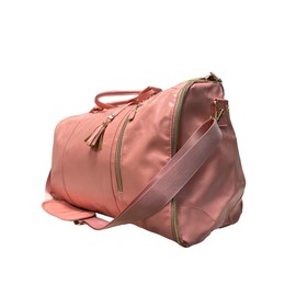 GALINEI Women's Suit Bag Convertible into Carry-on Luggage 2-in-1 Suit Bag, pink