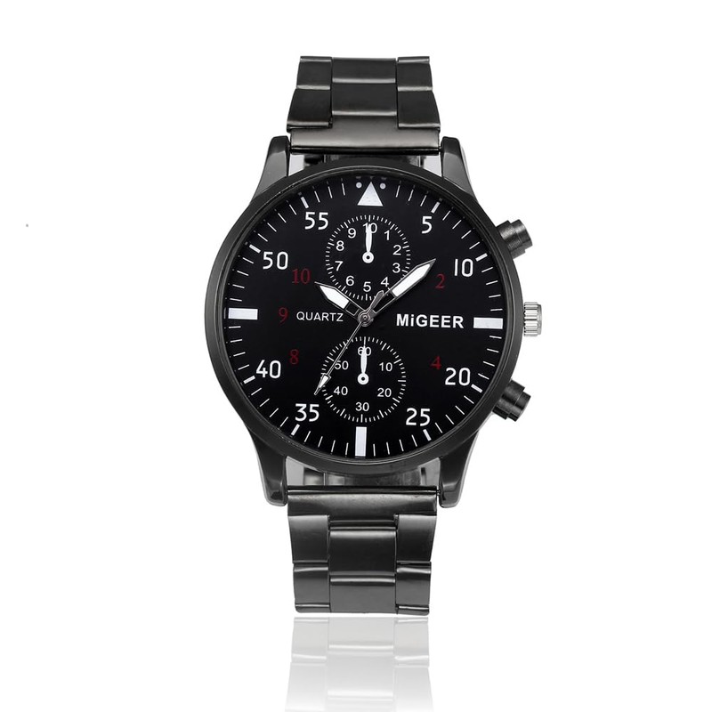 Weicam 4 Pcs Wholesale Watches Men Simple Round Dial Analog