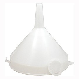 Plastic Funnel - 7" with Removable Straining Disc