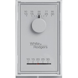 White Rodgers 24V Mercury Free Thermostat Heat only 1E50N-303