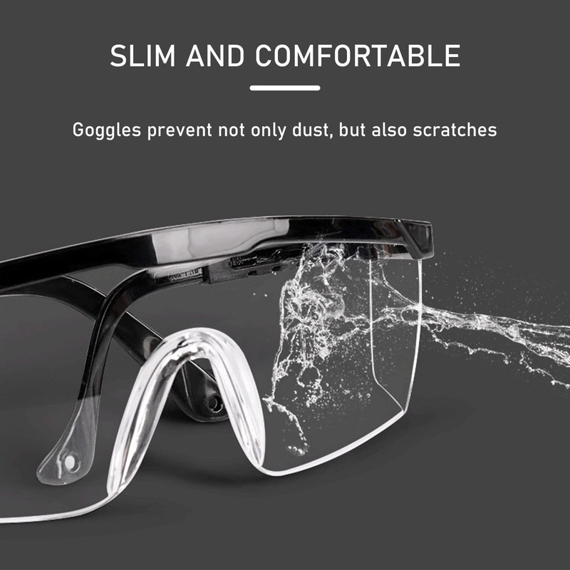 Jicyor 12 Pack Safety Glasses Scratch Resistant Antifog Impact Resistant