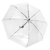 Portable Fashionable Transparent Automatic Three Folds Folding Rain Umbrella for
